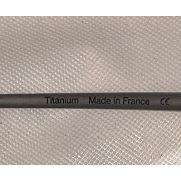 Tag Heuer TH4003 Titanium Gray/Silver Eyeglasses Frames Made in France 49-17-130 - Picture 8 of 15